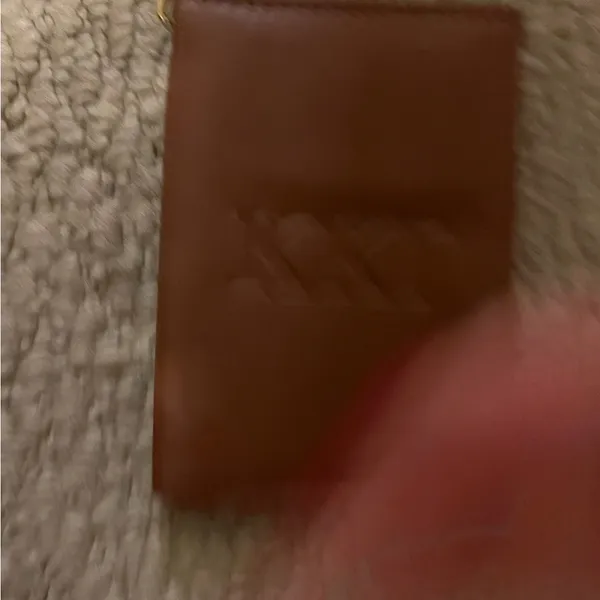 Brown Leather ID Card Holder with Keyring kappa kappa gamma - Image 4