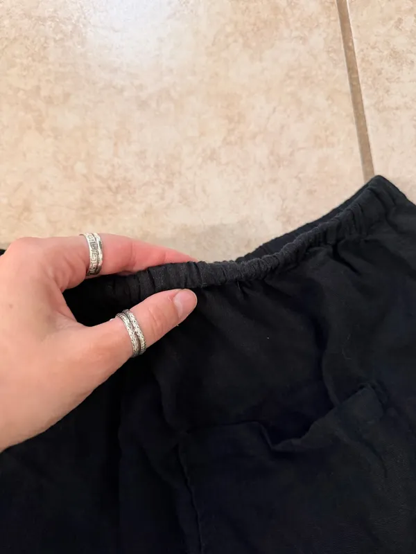 ASOS Design Black Drawstring Shorts - Image 7