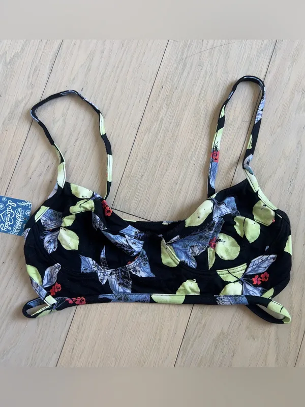 Free People Winona Floral Bra in Black Combo NWT - Image 3