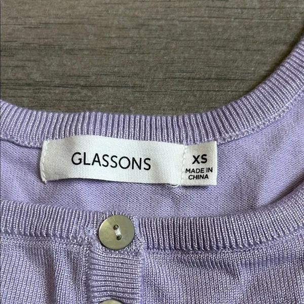 Glassons Lilac Button-Up Tank Top - Image 2