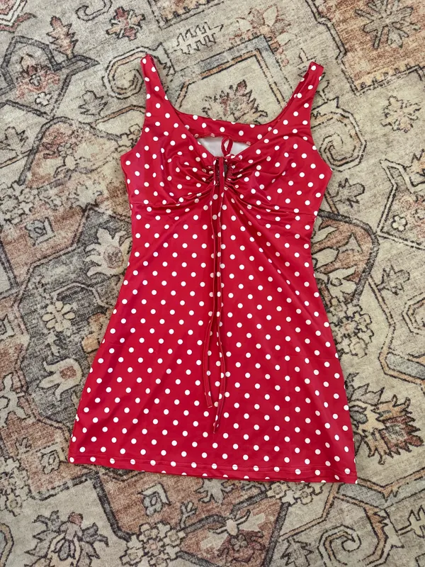 Amazon polka dot dress - Image 4