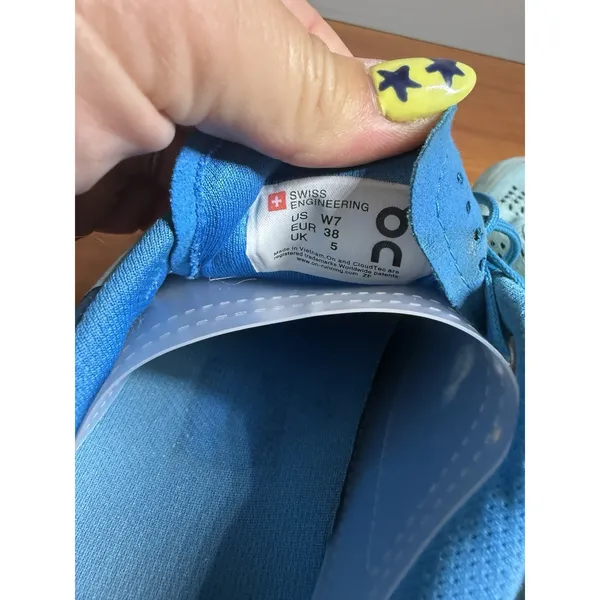 On Cloudflow Womens Size 7 Blue Haze Athletic Running Shoes Sneakers Comfort - Image 7