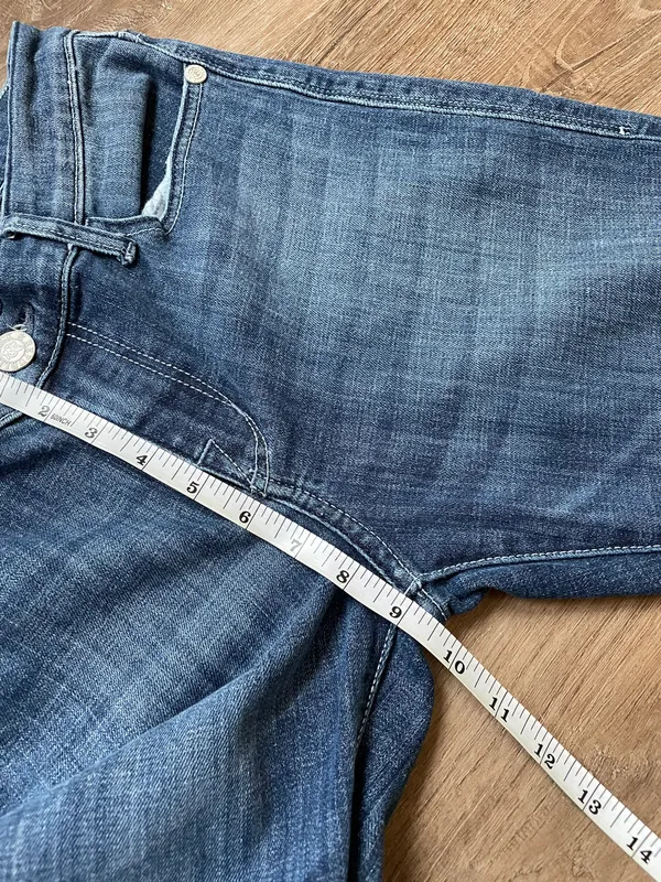 Rock & Republic jeans distressed fading medium wash denim women’s size 10M - Image 15