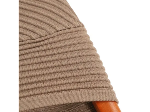 Madewell Ottoman Crop Sweater Tee Shirt Top Ribbed in Light Umber Brown L - Image 5