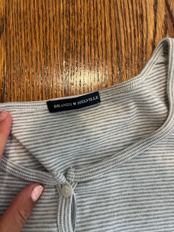 Striped Brandy Melville Top - Image 2