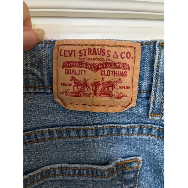 Levis 550 Relaxed Tapered Jeans Womens 16M Medium Wash High Rise Denim - Image 4