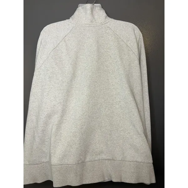 Under Armour Sweatshirt Womens 2X Gray 1/4 Zip Fleece Pullover Mock Neck - Image 7