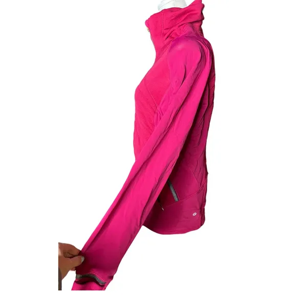 Lululemon Hot Pink Quilted Jacket Approx Size 6-8 - Image 9