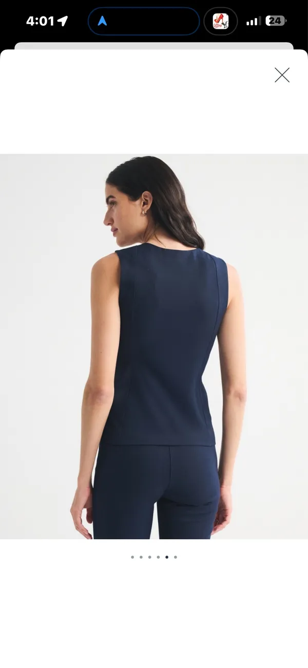 Abercrombie Navy Top - Image 3