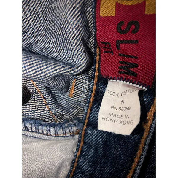 Lawman Jeans Size 5 Blue Western World Class Denim Jeans 5 90s Slim Vintage - Image 10