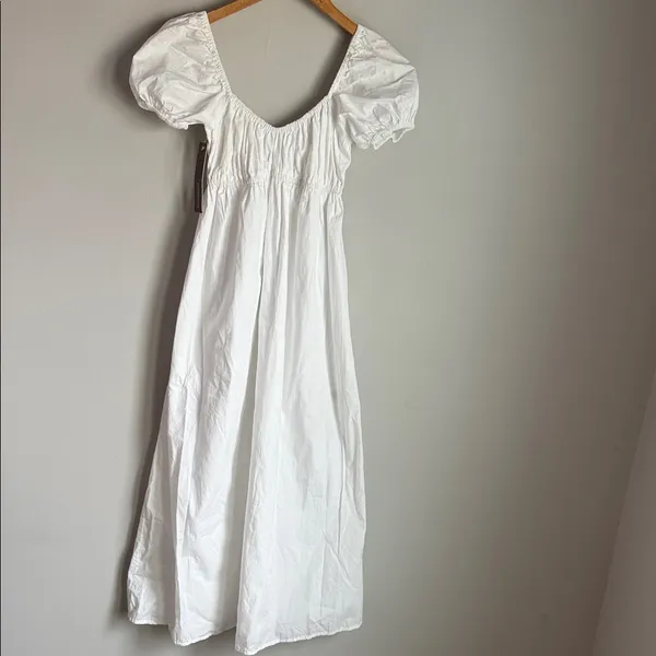 NEW Faithfull Squareneck Midi Dress XS - Image 2