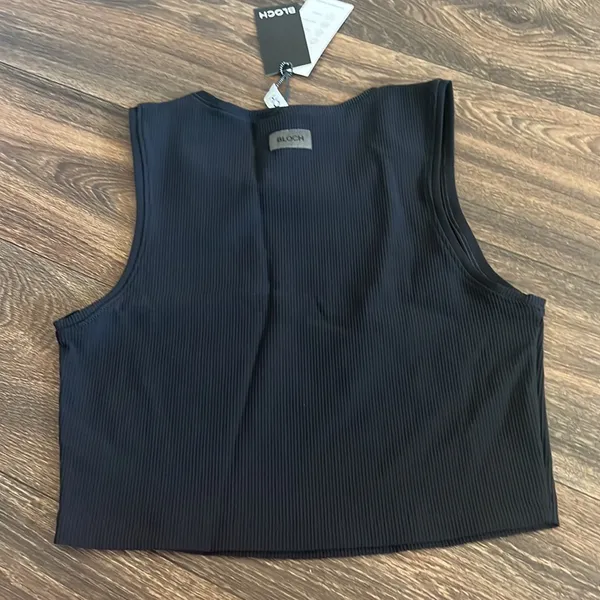 Bloch Scoop Neck Top Black Size M - Image 3