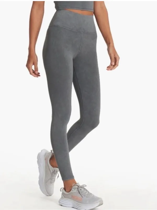 Vuori Washed Studio Legging Gray Washed in Charcoal M - Image 4