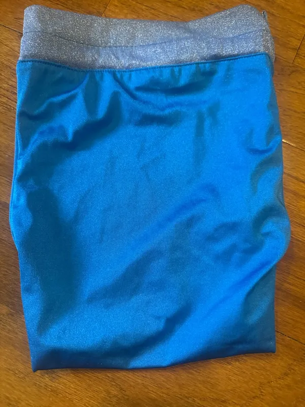 triangl swimwear Shimmery Steel Blue Drawstring Pouch - Image 4