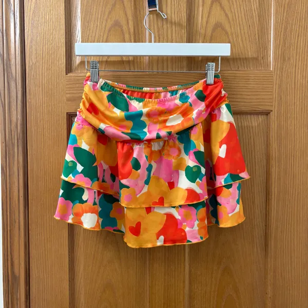 Princess Polly Viviene Sarong Colorful Floral Skirt Size Women’s 4 - Small - Image 3