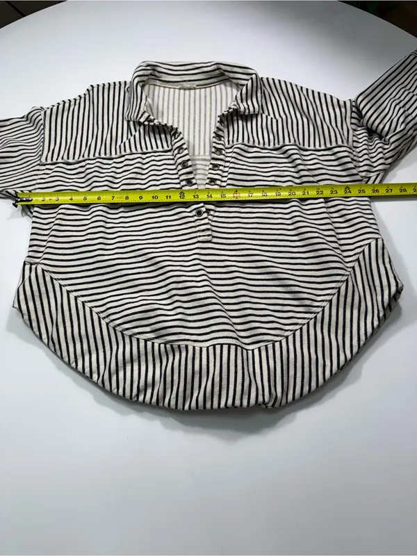Anthropologie Pilcro 100% Cotton Henley Top - Image 4