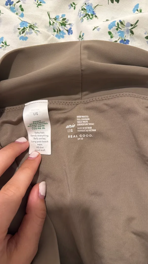 Aerie High-Waisted Full Coverage Bikini Bottom  - Image 3