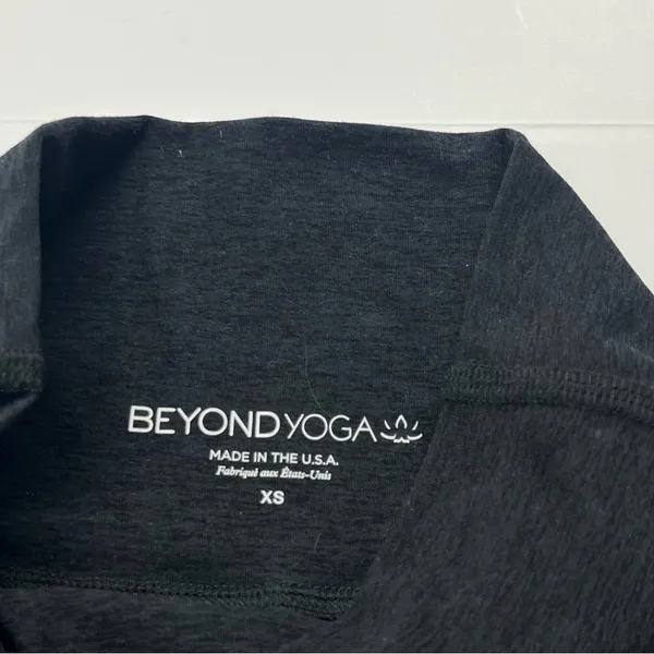 Beyond Yoga Make the Cut‎ Split Ankle Pants Womens Size XS Spacedye Black Grey - Image 2