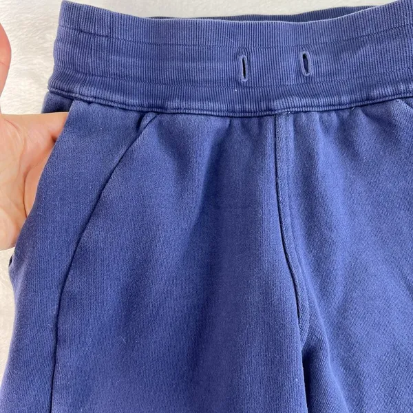 Lululemon Athletica 2 Scuba High Rise Jogger Fleece Night Sea Light Terry Cotton - Image 4