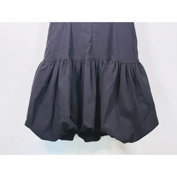Zara Cut Out Balloon Mini Dress Size M Black Coquette Cocktail Party Event LBD - Image 10