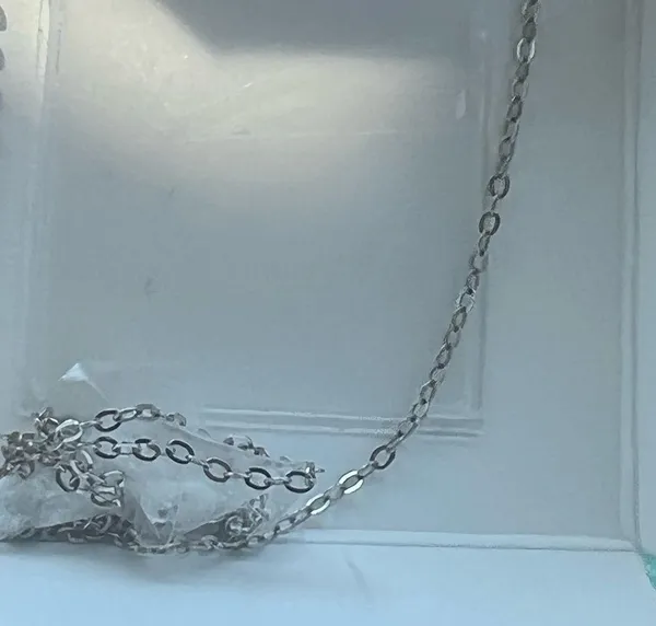 Sterling Silver Flower Wreath Pendant Necklace - 18” - Image 4