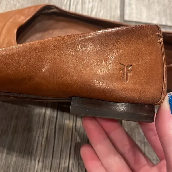 FRYE heather ballet flats in cinnamon - Image 3