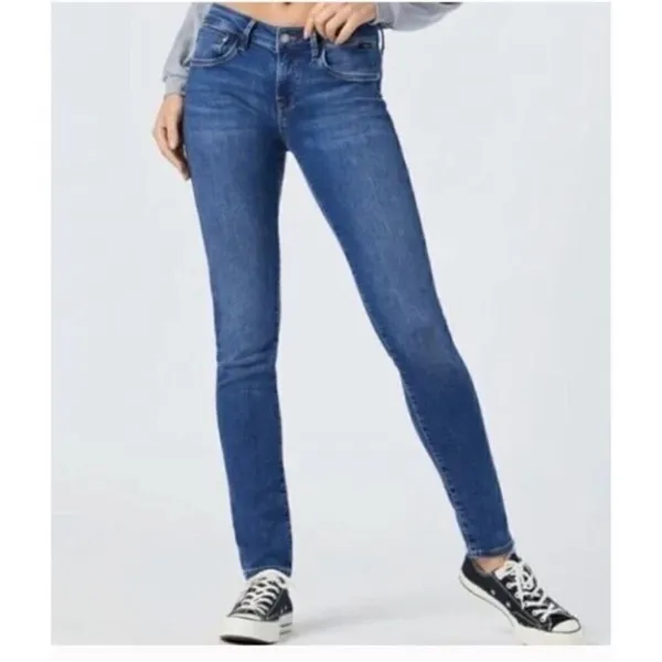 Mavi Jeans Alexa Mid Rise Skinny Womens Size 30 Stretch Denim - Image 4