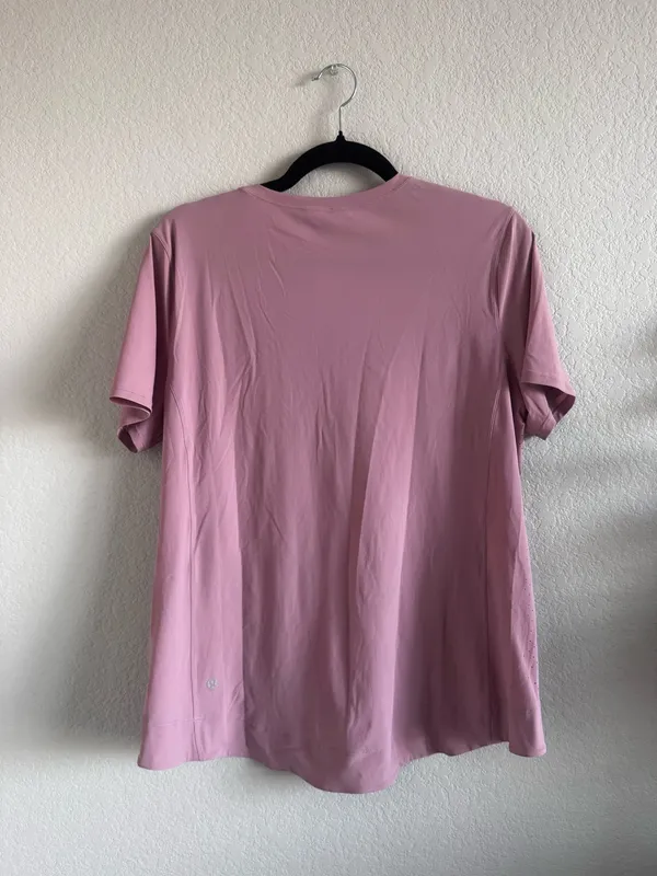 Lululemon Short Sleeve Tee 10 Lavender Lux - Image 3