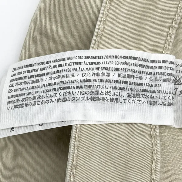 Abercrombie Fitch Women Pants 26 2 Skinny Beige‎ Twill Neutral Capsule Minimal - Image 8