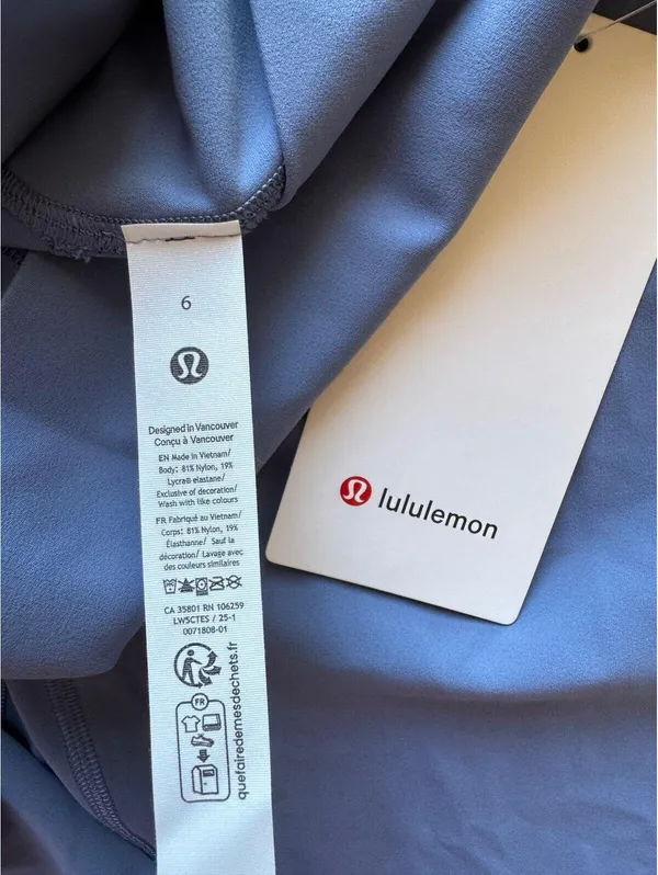 Lululemon Align High Rise 28” Washed Denim Size 6 NWT - Image 6