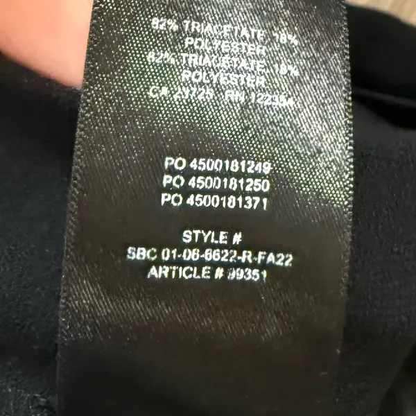 Aritzia Babaton Cohen Pant Black Size 14 - Image 6
