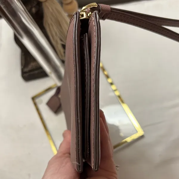 Kate Spade Mauve Leather Wristlet - Image 9