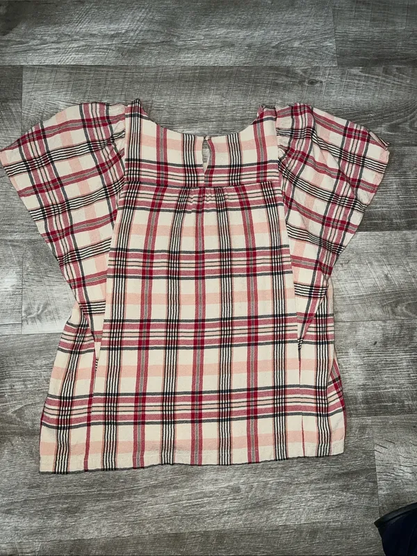 ANTHROPOLOGIE Maeve Priscilla Plaid Blouse - Image 4