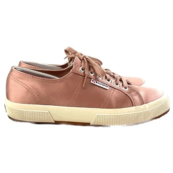 Superga 2750 Satin Blush Pink Sneakers - Size 9 - Image 2