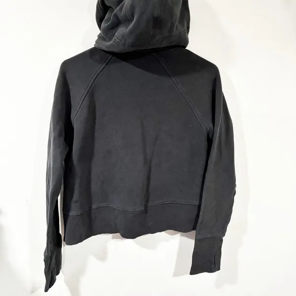 Lululemon Black Scuba Oversized Full-Zip Hoodie Sweatshirt Size 6 - Image 4