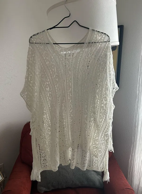 Amazon White swimsuit coverup - Image 2