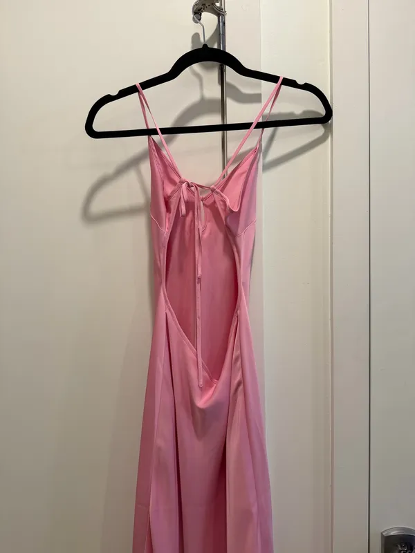 Aritzia duskfall satin dress - Image 4