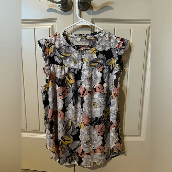 Loft Floral Top - Image 2