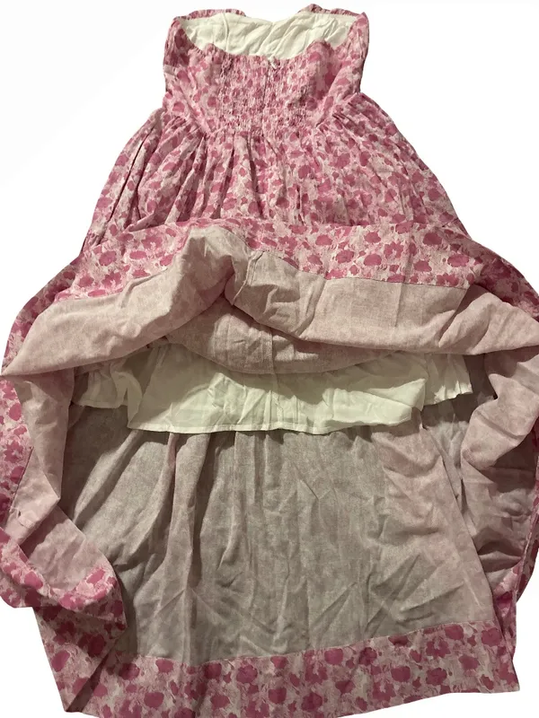 Lush White and Pink Floral Sundress - Image 6