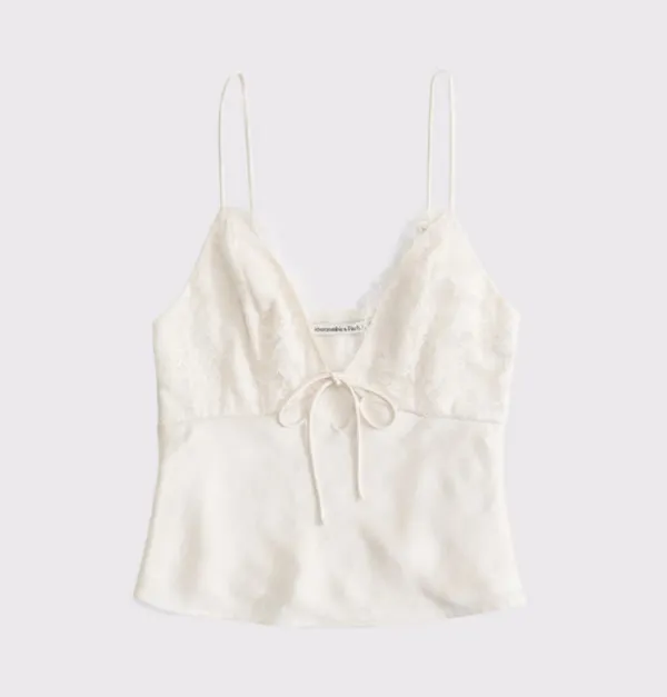 NWT A&F Bella tank top with front tie XL - Image 2