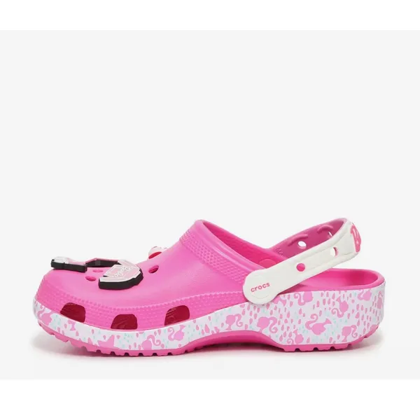 Barbie Crocs‎ Pink Platform Clogs Women's 11 Barbiecore Shoes with Jibbitz - Image 5