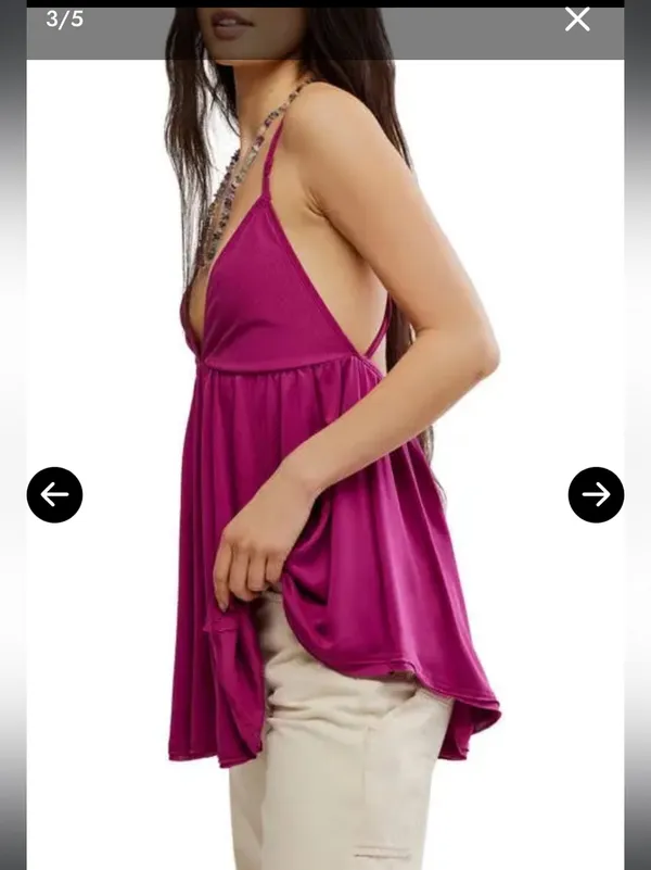 Free People Trixie Rib & Jersey Tunic Top Size XS - Image 3