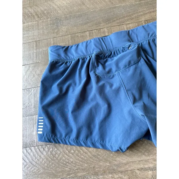 Under‎ Armour Women's Blue 3" Speed Pocket Running Shorts Size Large - Image 7