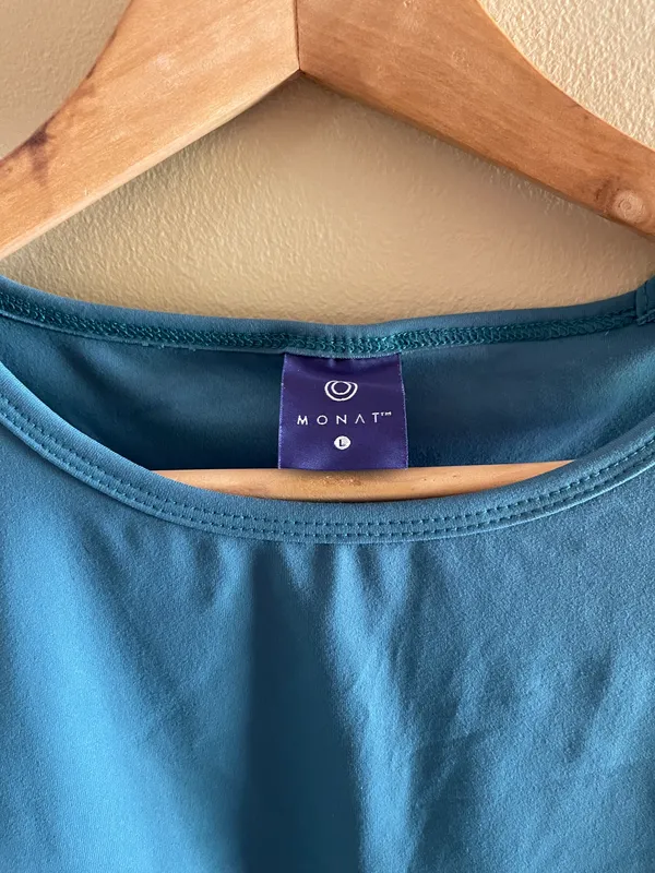 Monat Cropped Tank Blue Size L - Image 4