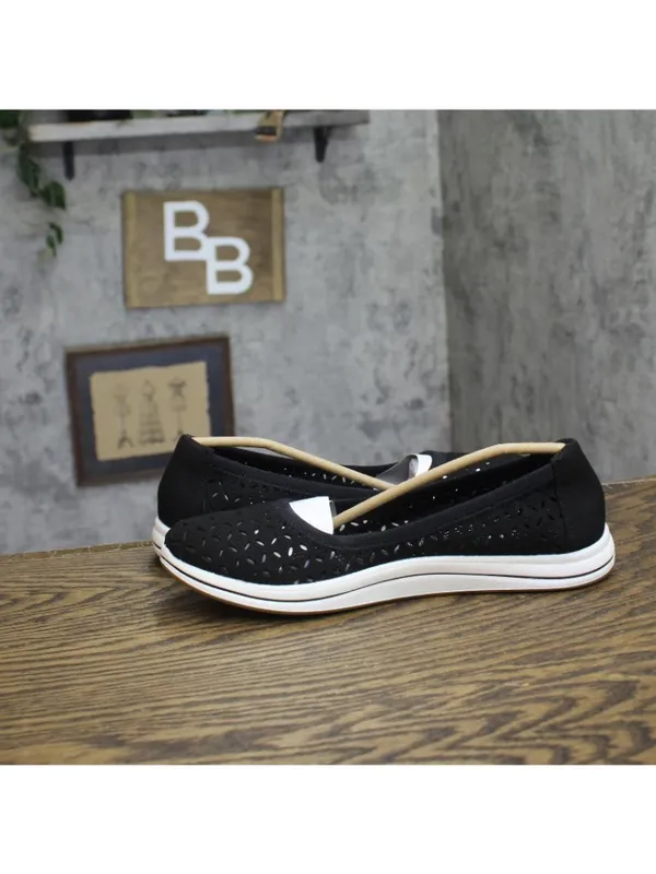 NWT Clarks Breeze Roam Ballet Flat 26177228 Black 9.5N - Image 15