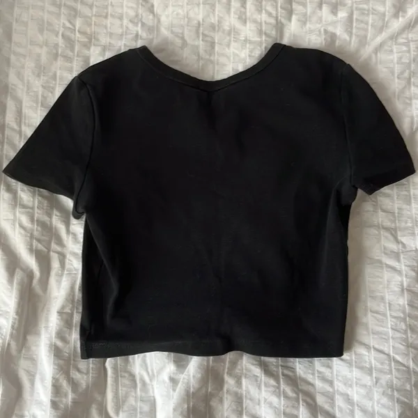 Zara Cropped Tee - Image 2