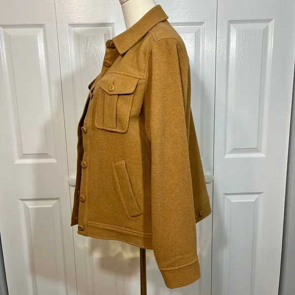 ❄️J‎ CREW Shirt-jacket in Stretch Wool - Image 5