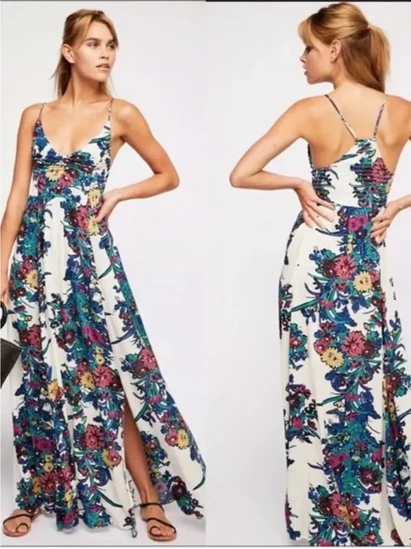 Free People Through the Vine maxi dress size M - Image 2