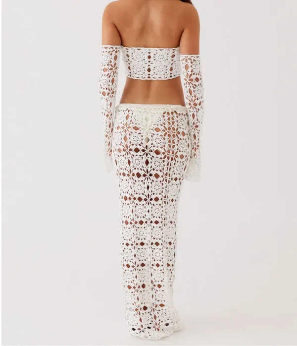 Peppermayo Crochet Maxi Skirt - Image 2