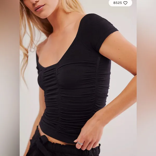 NWOT Free People Intimately Gotta Be You Seamless Tee sz XS/S - Image 5